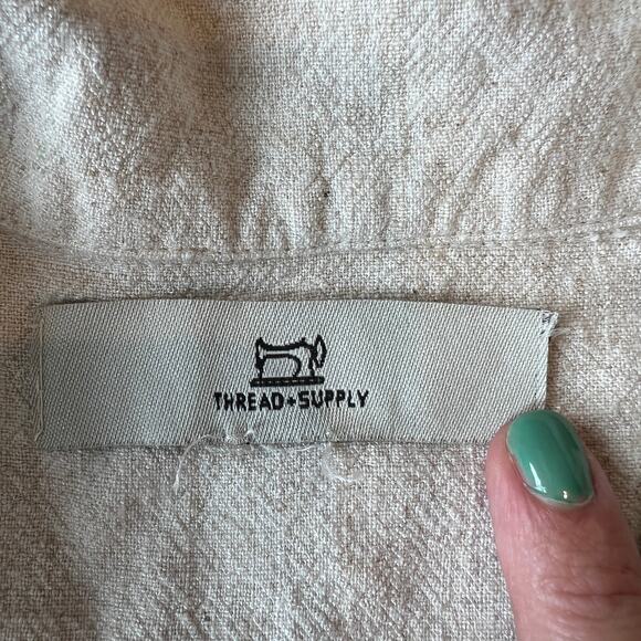 THREAD & SUPPLY Women's Short Sleeves Shirt Dress - Picture 6 of 7